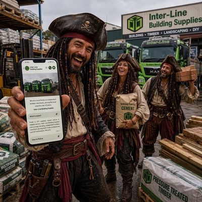 Inter-line Building Supplies - Brixham Pirate Festival Sponsor