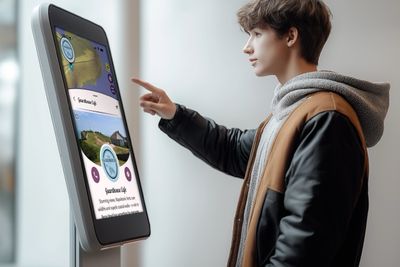 Wayfinding, kiosks and totems for a VIC network